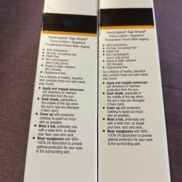 Neutrogena bundle of 2 Age Shield Face Sunscreen SPF 70 - Picture 8 of 10